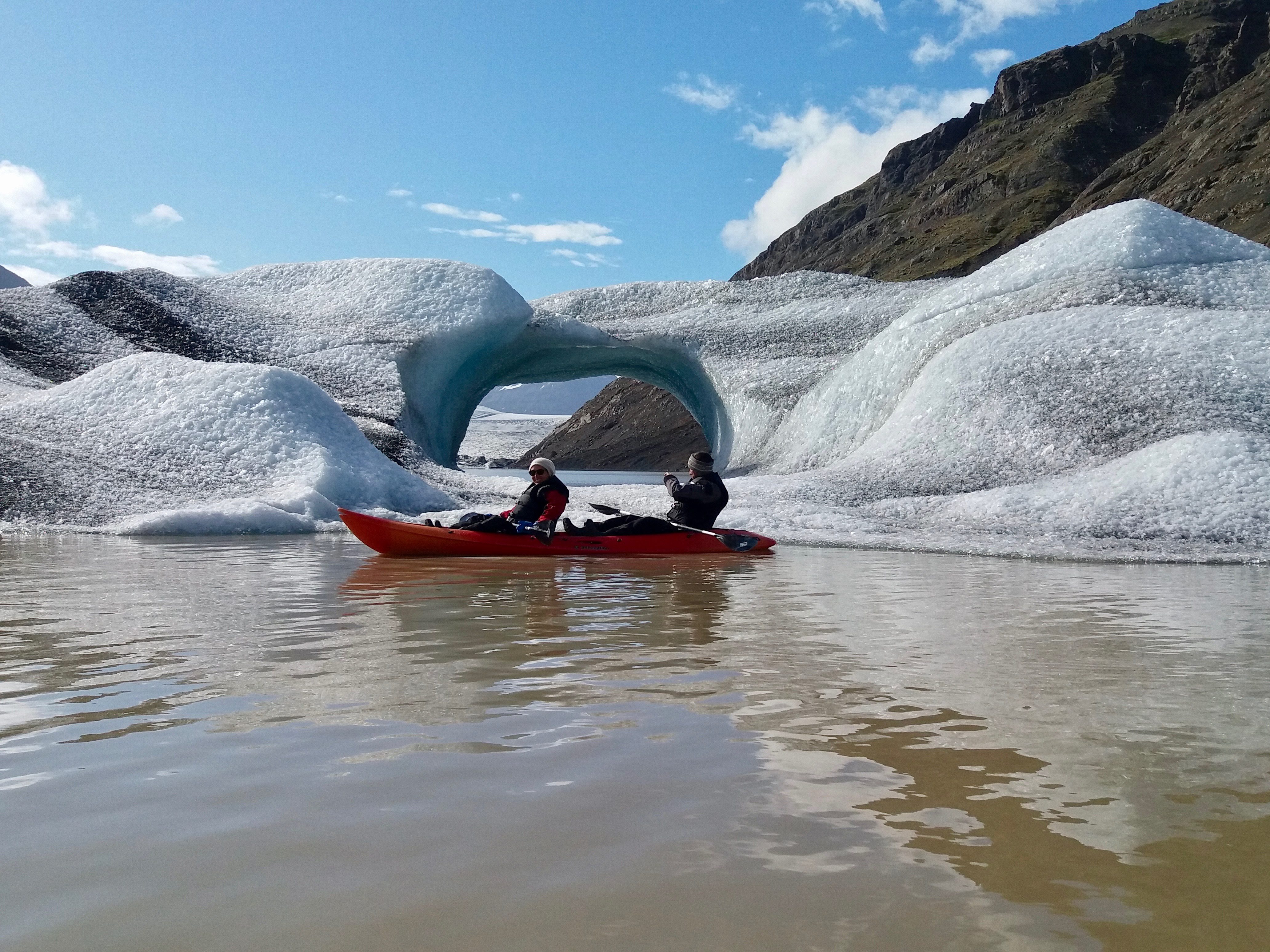 kayak trip iceland