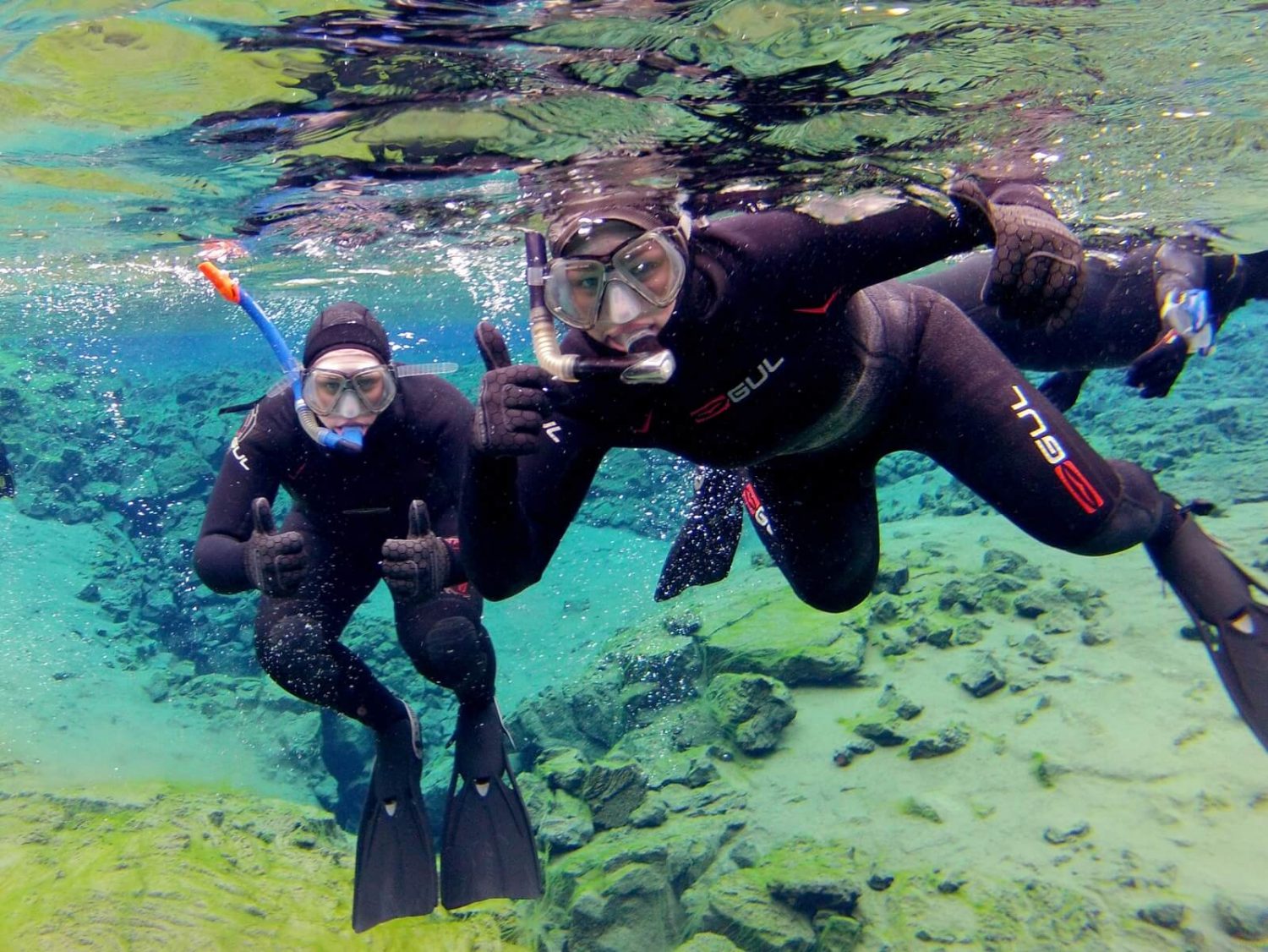 Wetsuit Snorkeling in Silfra Iceland